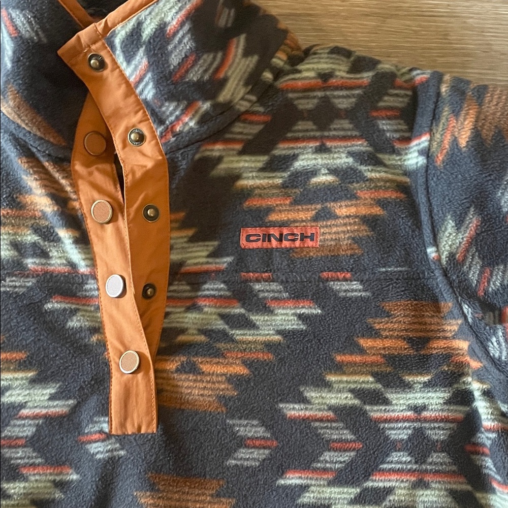 Cinch Women’s Multicolor Aztec Button Pullover - image 2